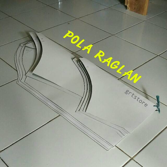 Pola Jiplak Pola Instan Pola Baju Pola Kaos Raglan Dewasa Lazada Indonesia