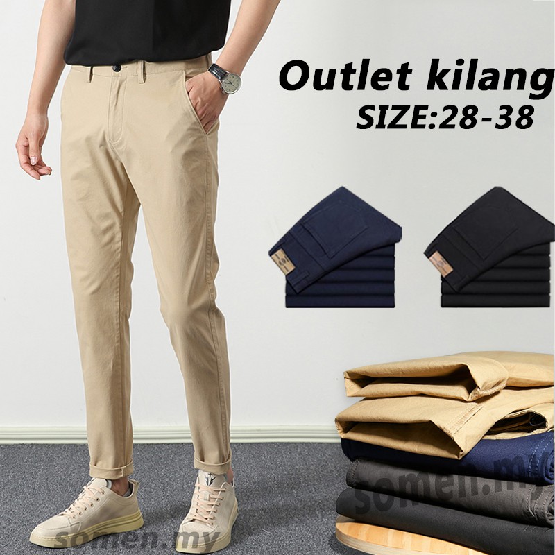 High Quality 100 Seluar Panjang Lelaki Black Seluar Slack Lelaki Business Pants Solid Color Long Pants Men Street Fashion Seluar Jeans Lelaki Slim Fit Seluar Lelaki Murah Seluar Slack Shopee Singapore