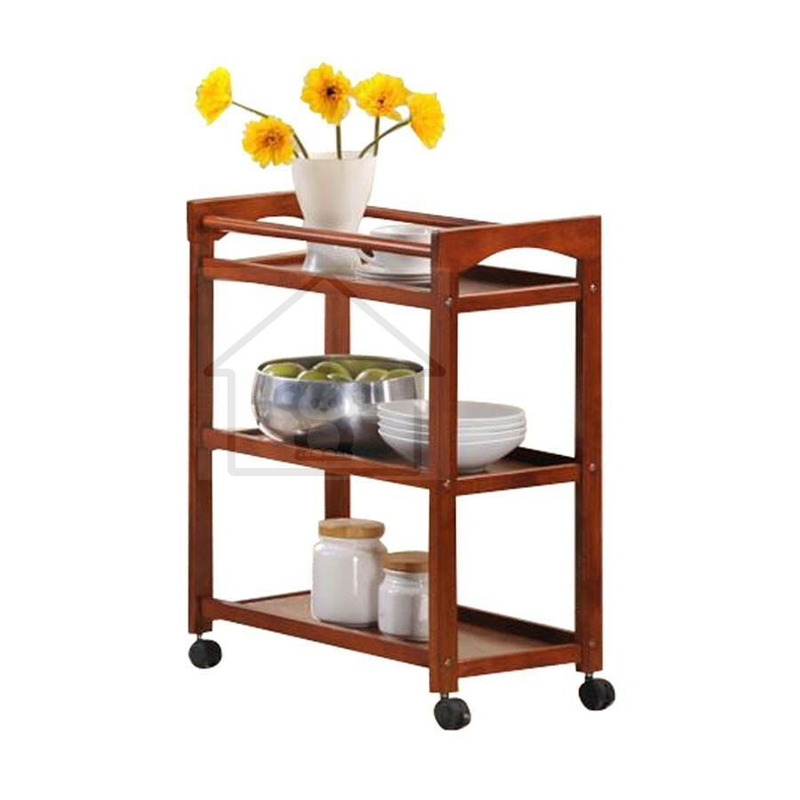 KITCHEN TROLLEY RACK / TROLLEY/WOODEN TROLLEY Shopee Singapore
