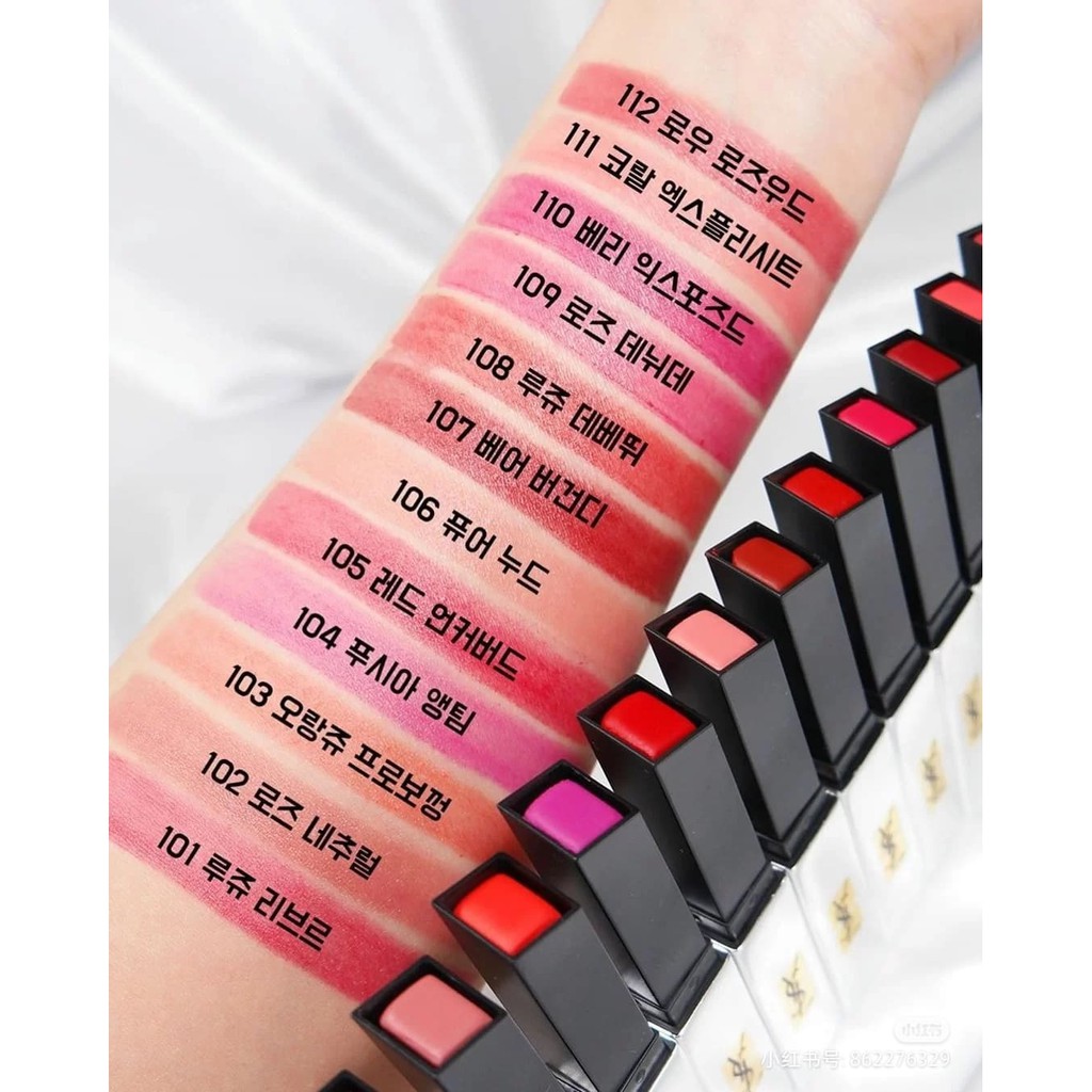 ysl sheer matte lipstick