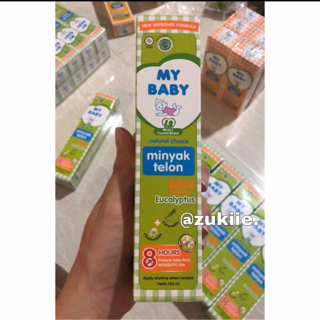 Minyak Telon My Baby 8hours 57ml 145ml Eucalyptus Ready Stock Shopee Singapore