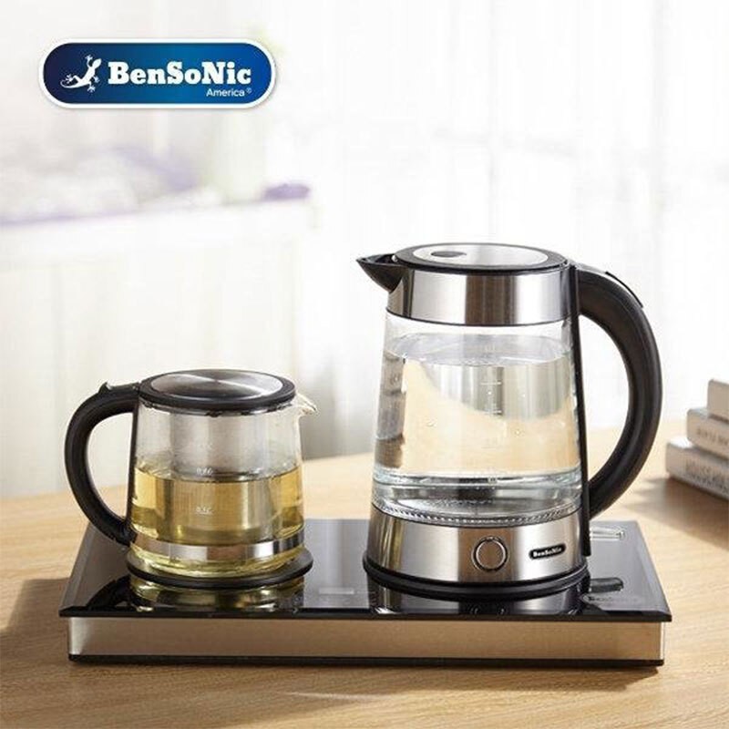Bensonic 2in1 Dual Tea pot + Electric Kettle TS8121X / Hot teapot set