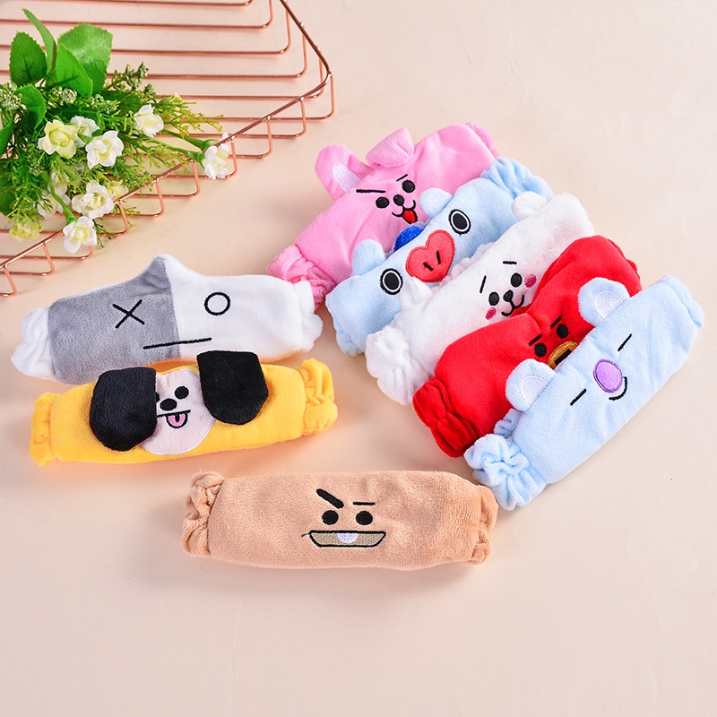 Kpop BTS BT21 Hair Band Wash Makeup Cleansing Headband Shopee Singapore