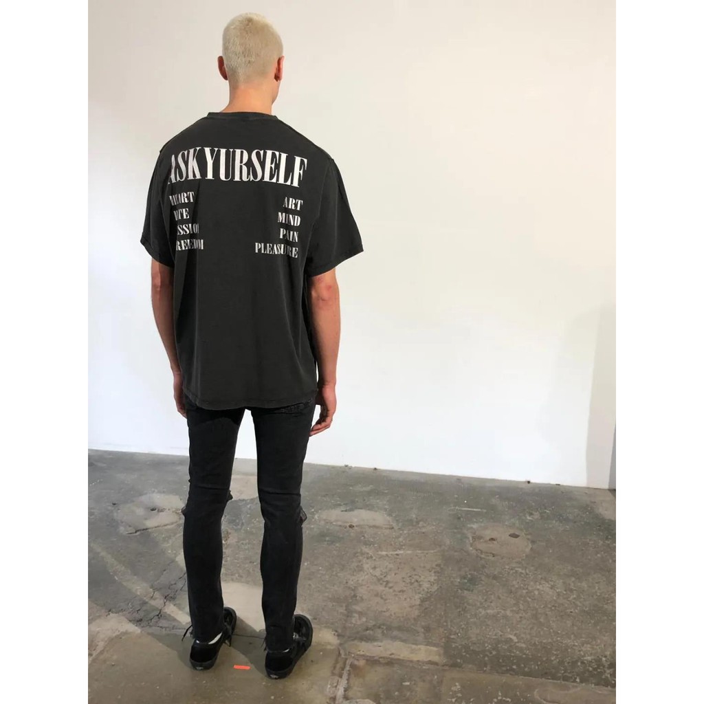 Vintage Askyurself SELFERS CROSS Print T-shirt Men Women 1:1 High