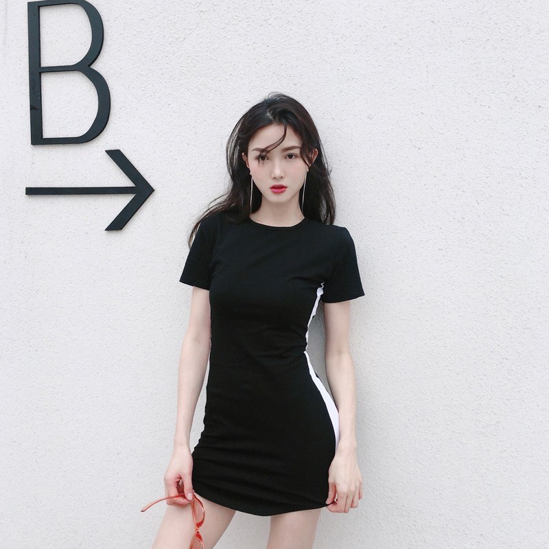 bodycon t shirt mini dress