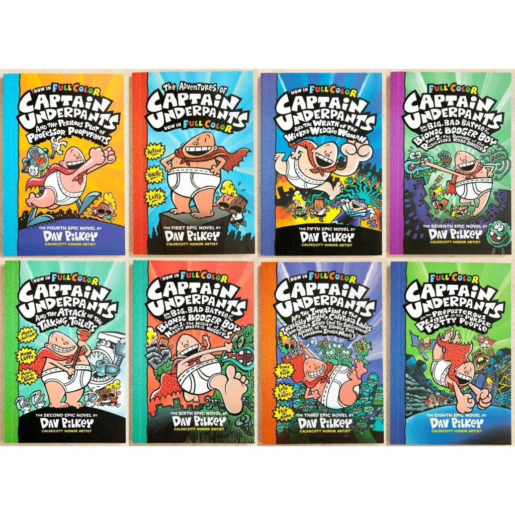 captain underpants in full colour