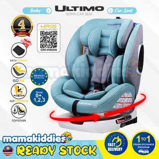 Shop Malaysia Newborn To 12 Years Old Jpj Approved Mamakiddies Ultimo Baby Car Seat Isofix 360 Carseat Kids 4years Warranty Shopee Singapore