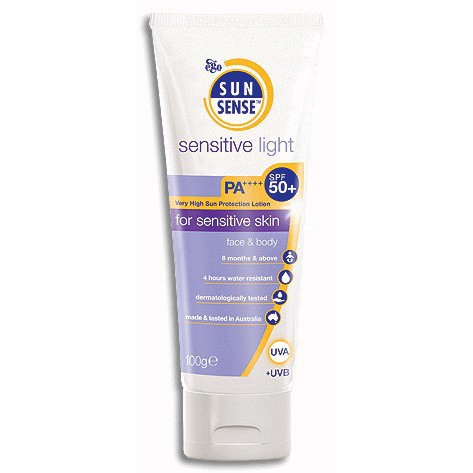 Ego Sunsense Sensitive Light Spf 50 Pa 100g Shopee Singapore