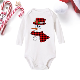 Merry Christmas Toddler Baby Long Sleeve Romper Jumpsuit Infant Newborn Girls Boys Outfit Christmas Deer Print Clothes Gifts #2
