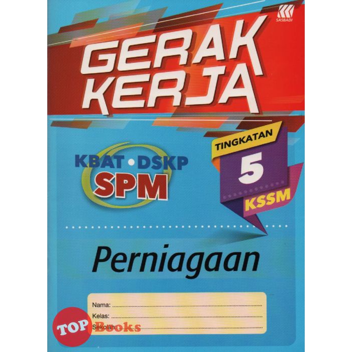 Topbooks Sasbadi Work Movement Kssm Spm Level 5 Kssm Shopee Singapore
