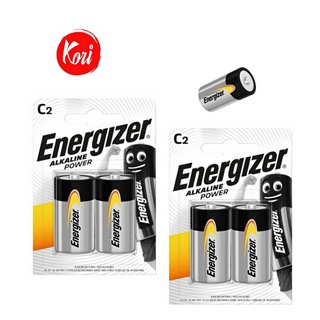 Bundle of Energizer C x2 Alkaline Power Battery LR14 C Size E93 Battery