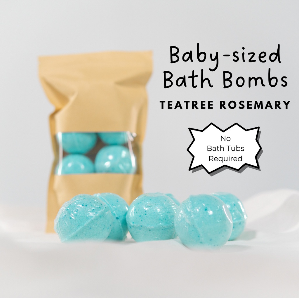 Baby Bath Bombs Teatree Rosemary [6 x 40g per packet] Shopee Singapore