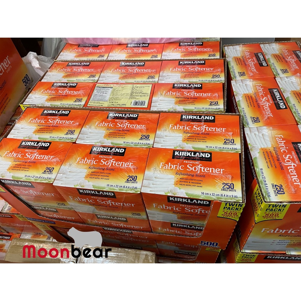 KIRKLAND Dryer Clothes Soft Antistatic Paper Costco Drying (250 Sheets