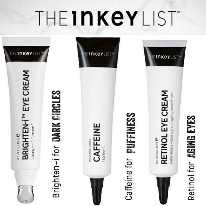 the inkey list caffeine eye cream