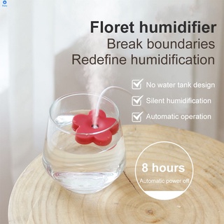 Humidifier Usb Portable Car Travel Water Cup Small Flower Sprayer Home Mini Air Atomizer 【bluey】