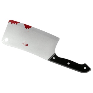 Bloody Cleaver, Fake Knifes Realistic Kitchen Cleaver Prop for ...