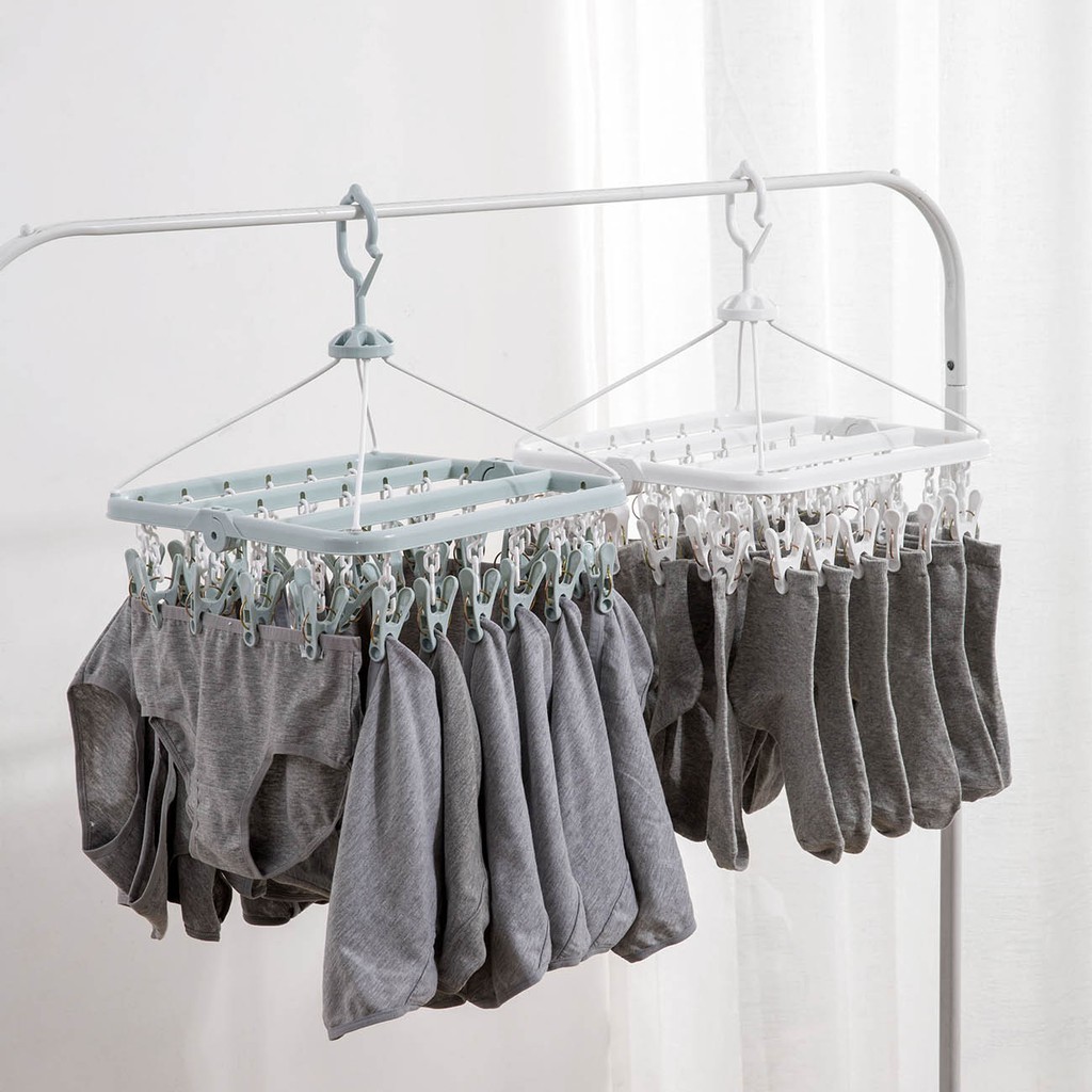 1 Pcs Multipurpose Drying Rack Clips Windproof Hanger clothes rack