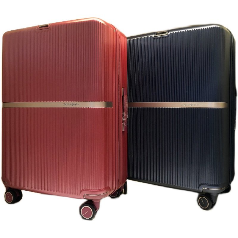 sg spot luggage Samsonite Trolley Case NewHH5Fashion Striped Suitcase