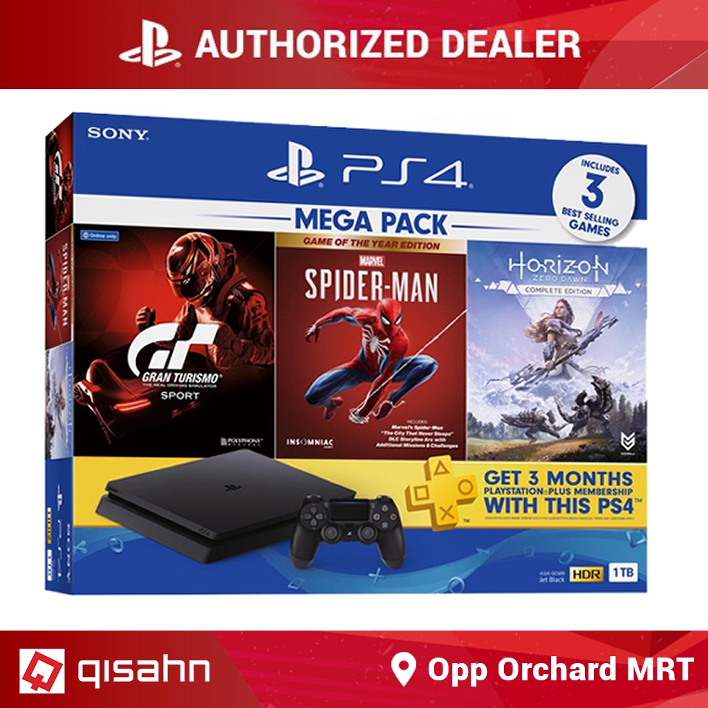 playstation 4 1tb bundle with 3 games