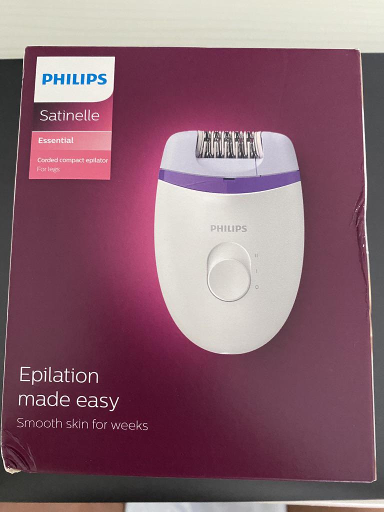 Philips BRE 225/00 Satinelle Essential Epilator Shopee Singapore