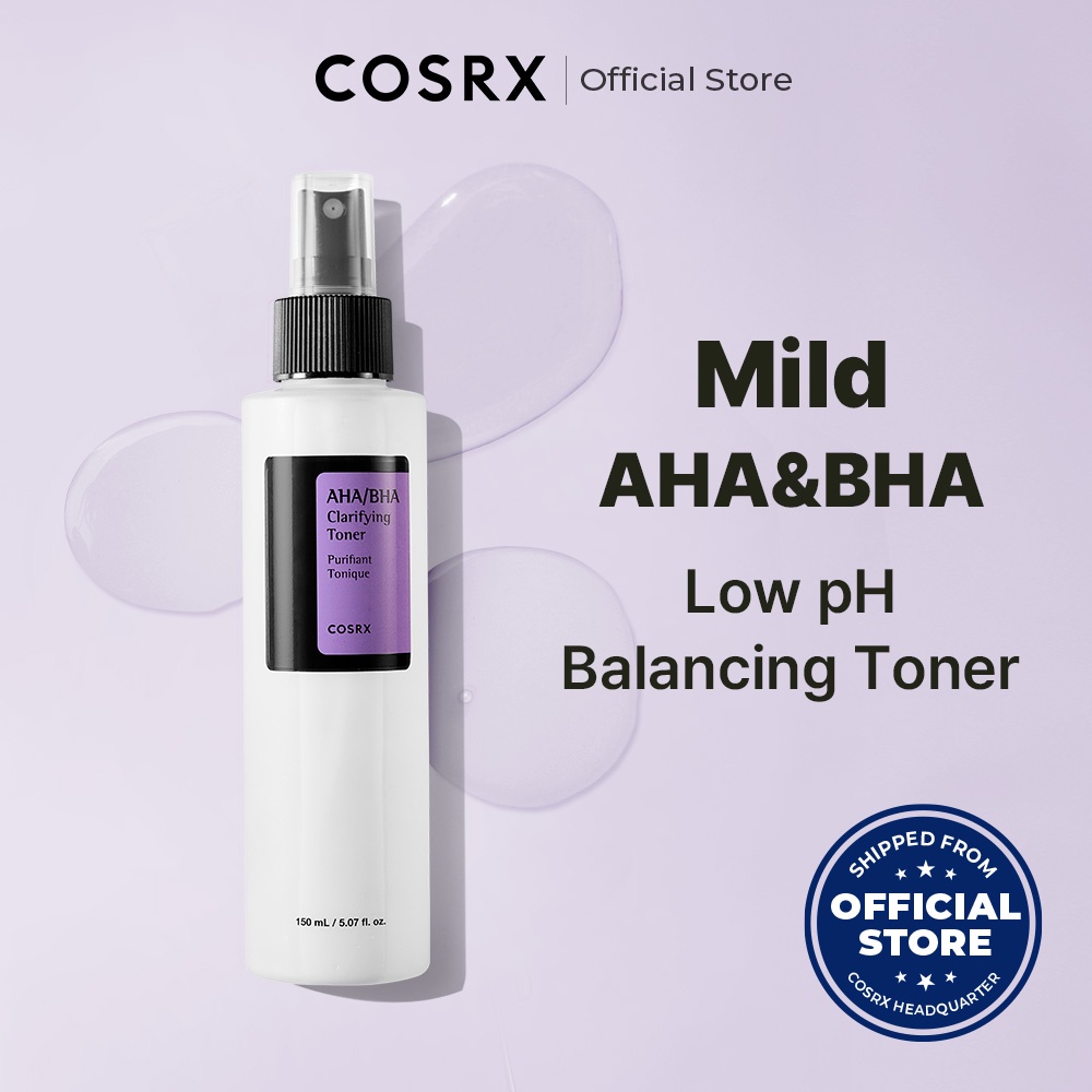 [COSRX OFFICIAL] [50ml, 100ml, 150ml, 280ml] AHA/BHA Clarifying Treatment Toner, for Combination