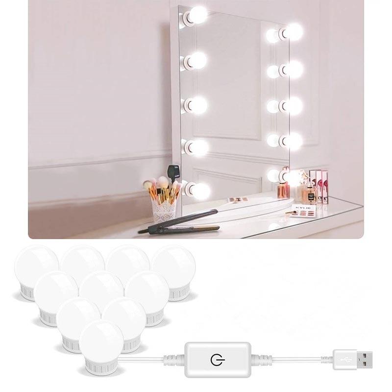 5v Led Makeup Mirror Light Bulb, Makeup Lamp For Dressing Table