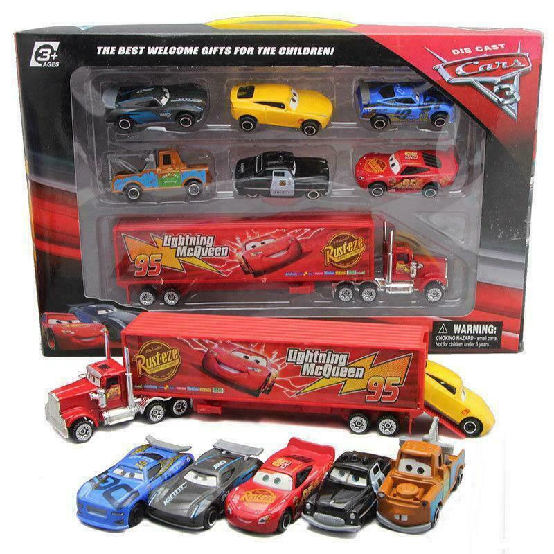 lightning mcqueen toy car set