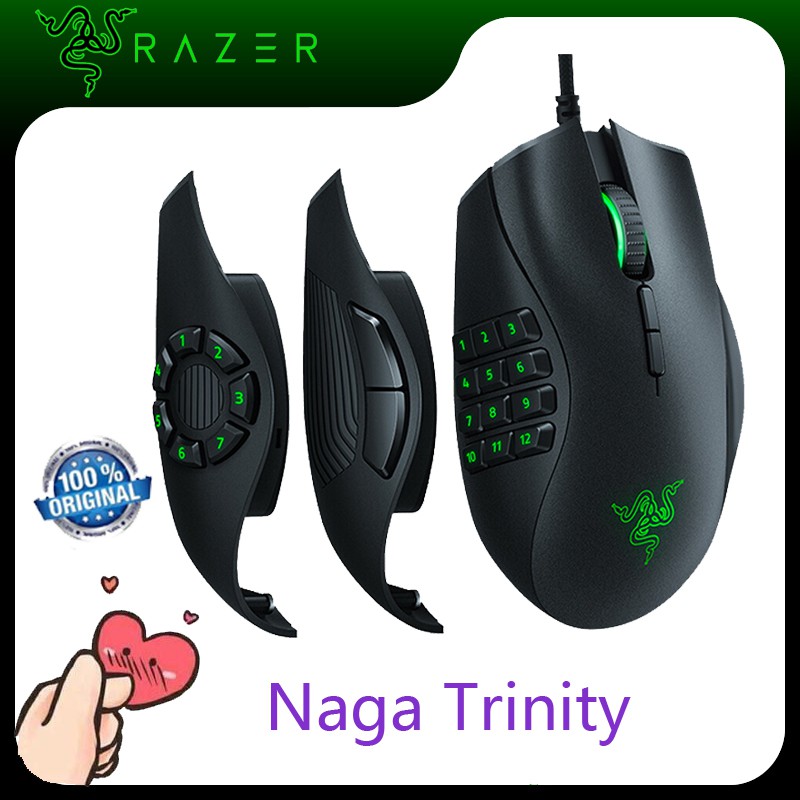 Razer / Naga programmable wired Trinity 16,000 DPI RGB optical gaming