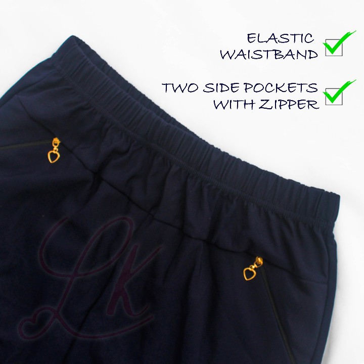 [Shop Malaysia] (harga borong) lady/women stretchable casual knee length pants 3/4 length zip pockets (3/4 panjang seluar perempuan)