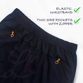 Image of thu nhỏ [Shop Malaysia] (harga borong) lady/women stretchable casual knee length pants 3/4 length zip pockets (3/4 panjang seluar perempuan) #3
