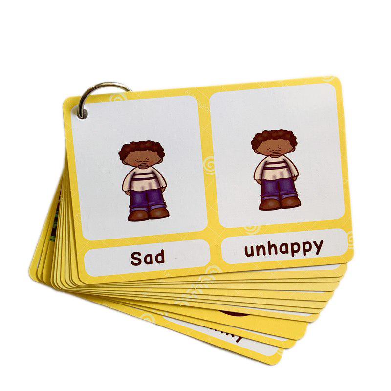 20 Groups English Vocabulary Synonyms Flashcards Learning Toys Kids