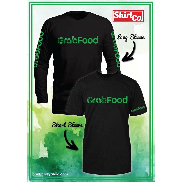 Spot Grabfood T Shirt Rider Cotton Baju Rider Food 03 Shopee Singapore