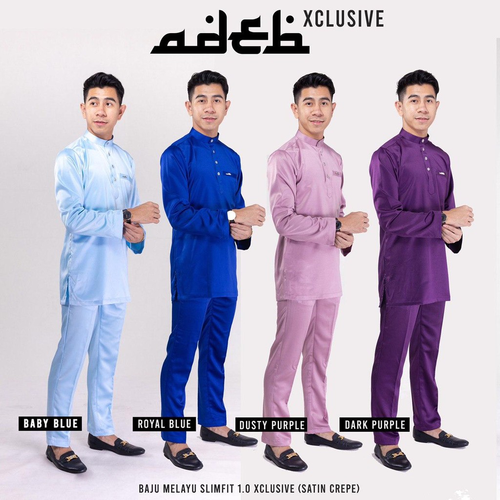 BAJU MELAYU SLIMFIT ADEB 2020 | Shopee 