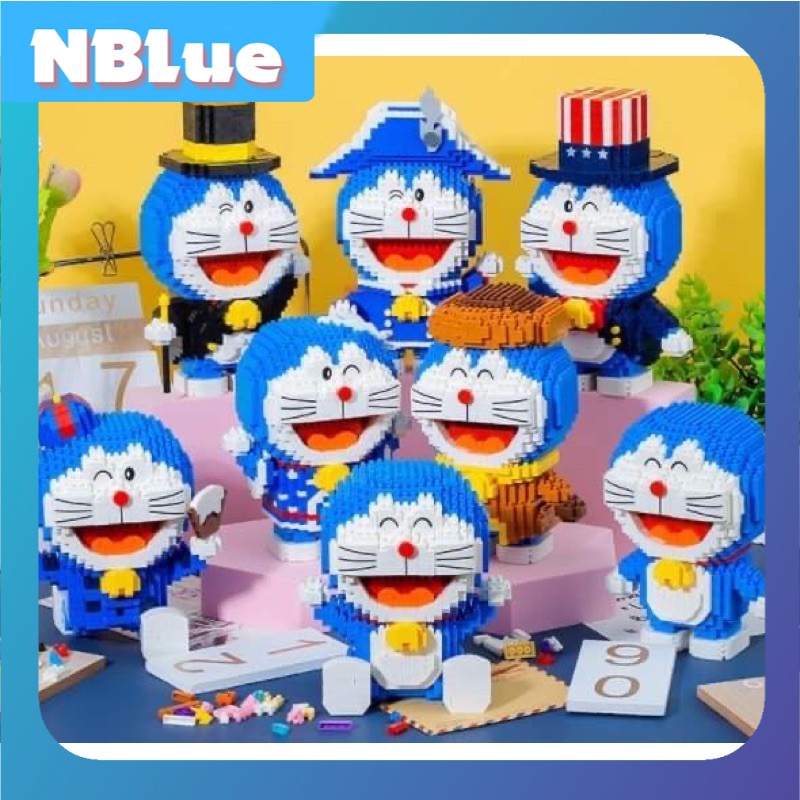 Lego Doremon anime childhood 6 Doraemon models premium version NBLUE ...