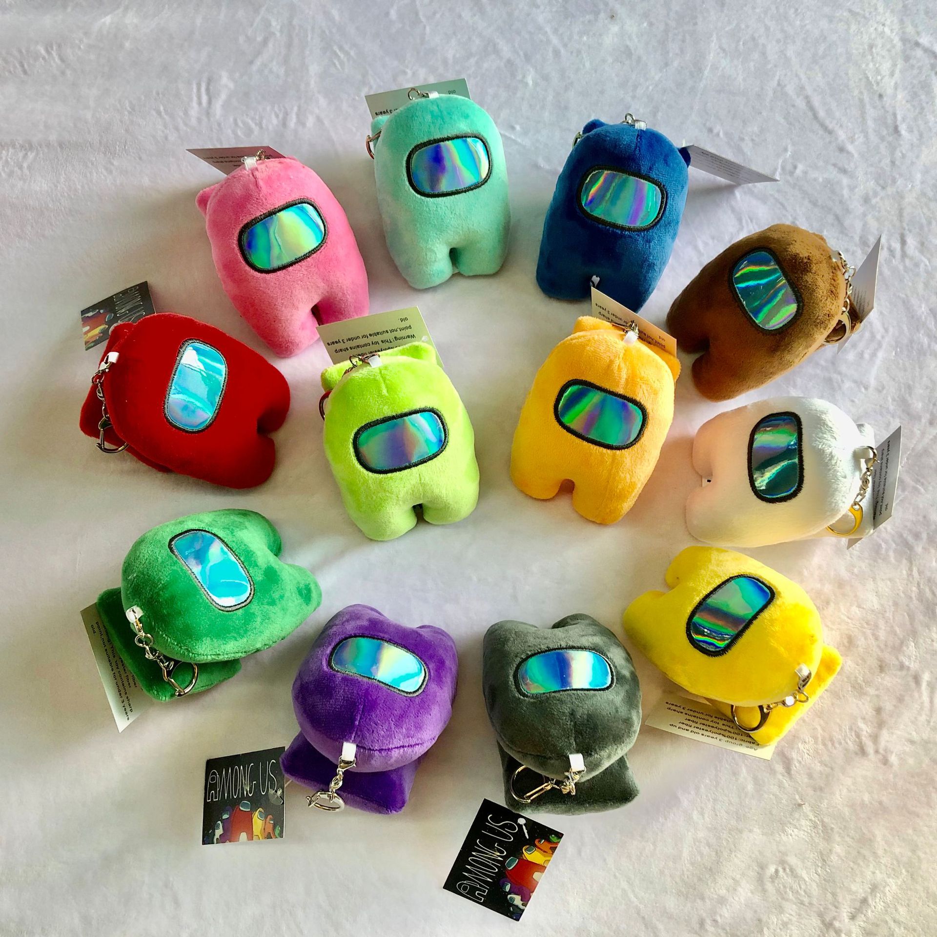 among us plush set of 12
