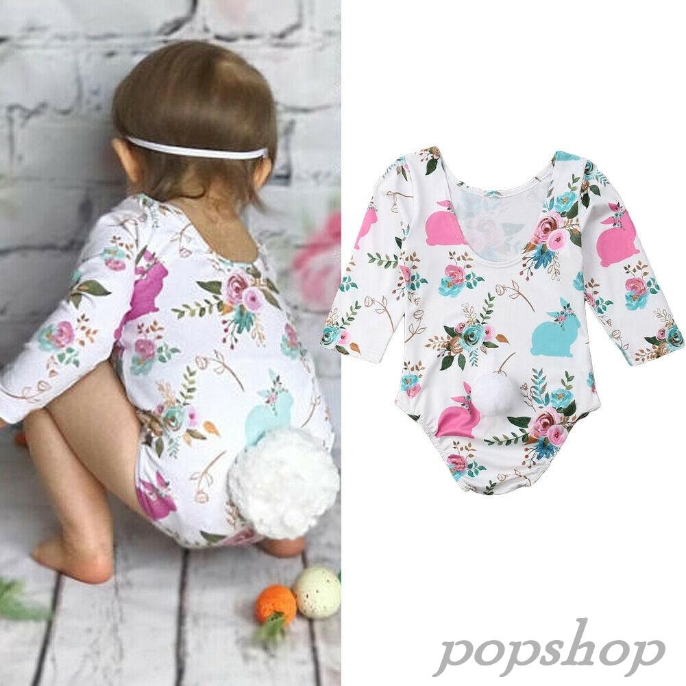baby girl bunny romper