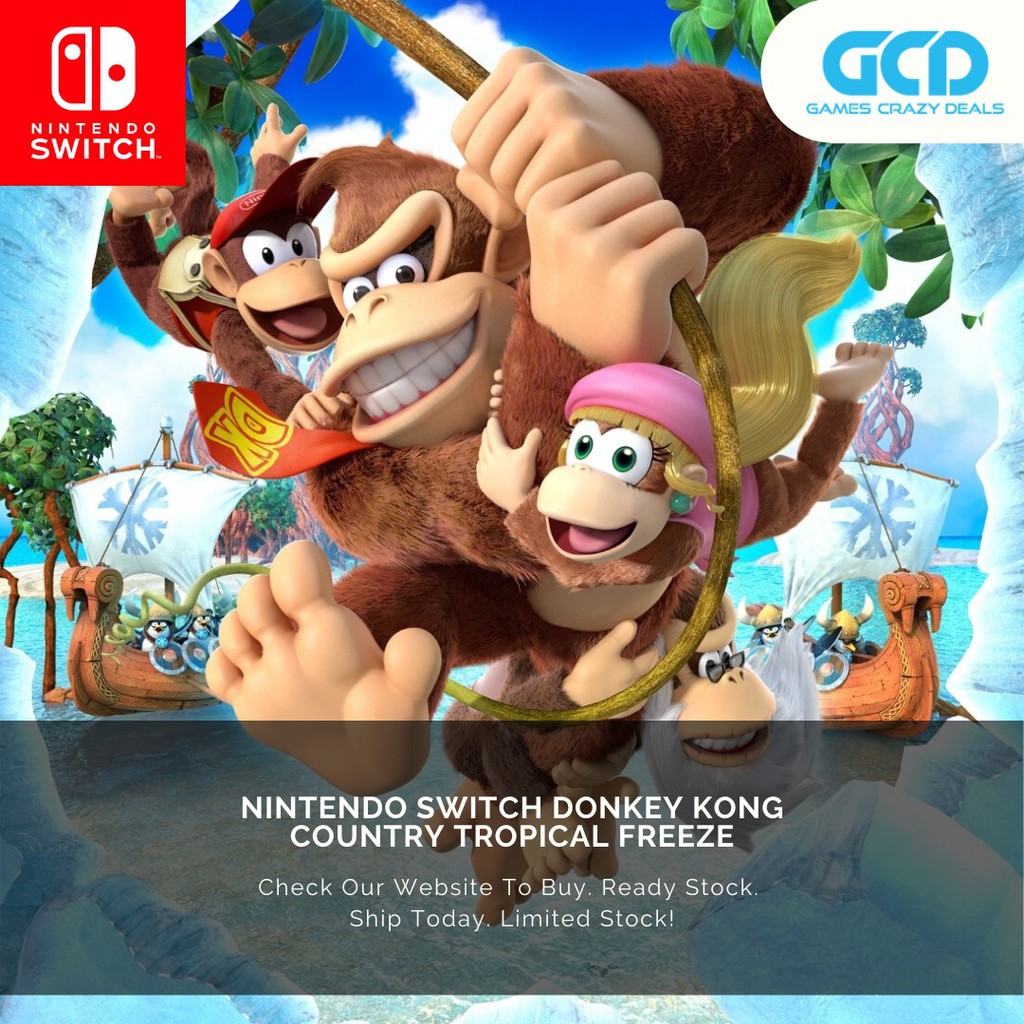 nintendo switch donkey kong country