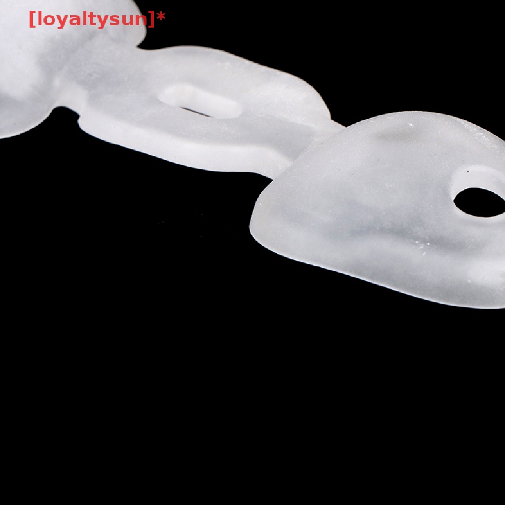 Sunny 2 Pcs Foot Silicone Orthopedic Hallux Valgus Splint Corrector For Toes Separator Happy
