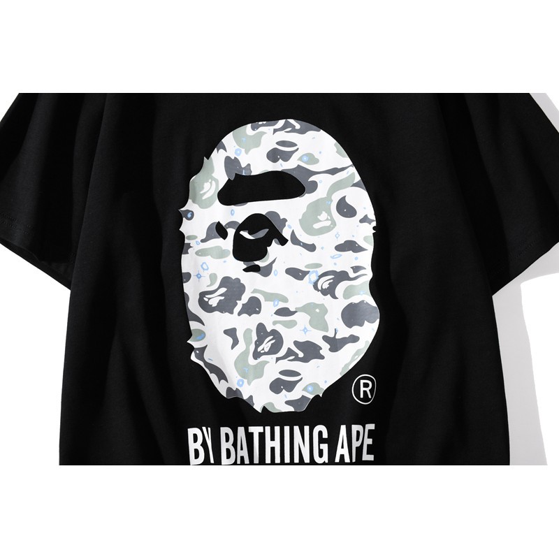 Boys And Girls Couples Casual Classic Short T Bape Starry Night Light Camouflage Big Ape Head T Shirt By Bathing Ape Short Sleeve Short T Rc Shopee Singapore - undefeated x bape color camo pullover hoodie black roblox