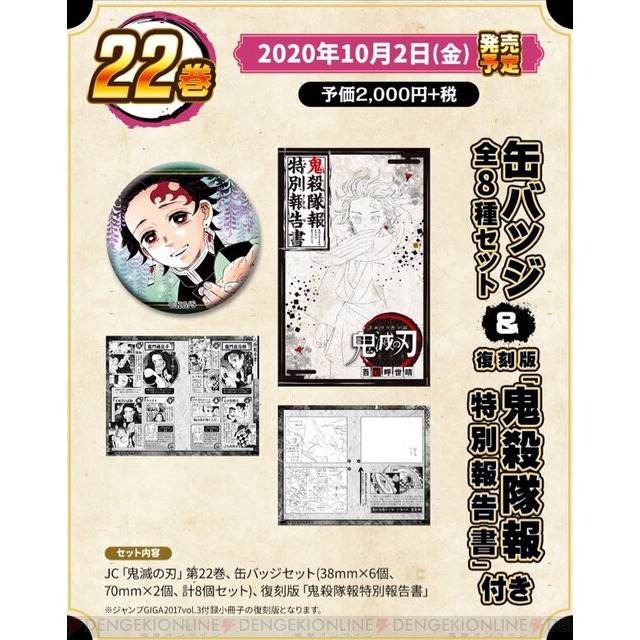 Kimetsu No Yaiba Vol 22 Special Edition With Badge Japanese Comic Manga Mint Demon Slayer Shopee Singapore