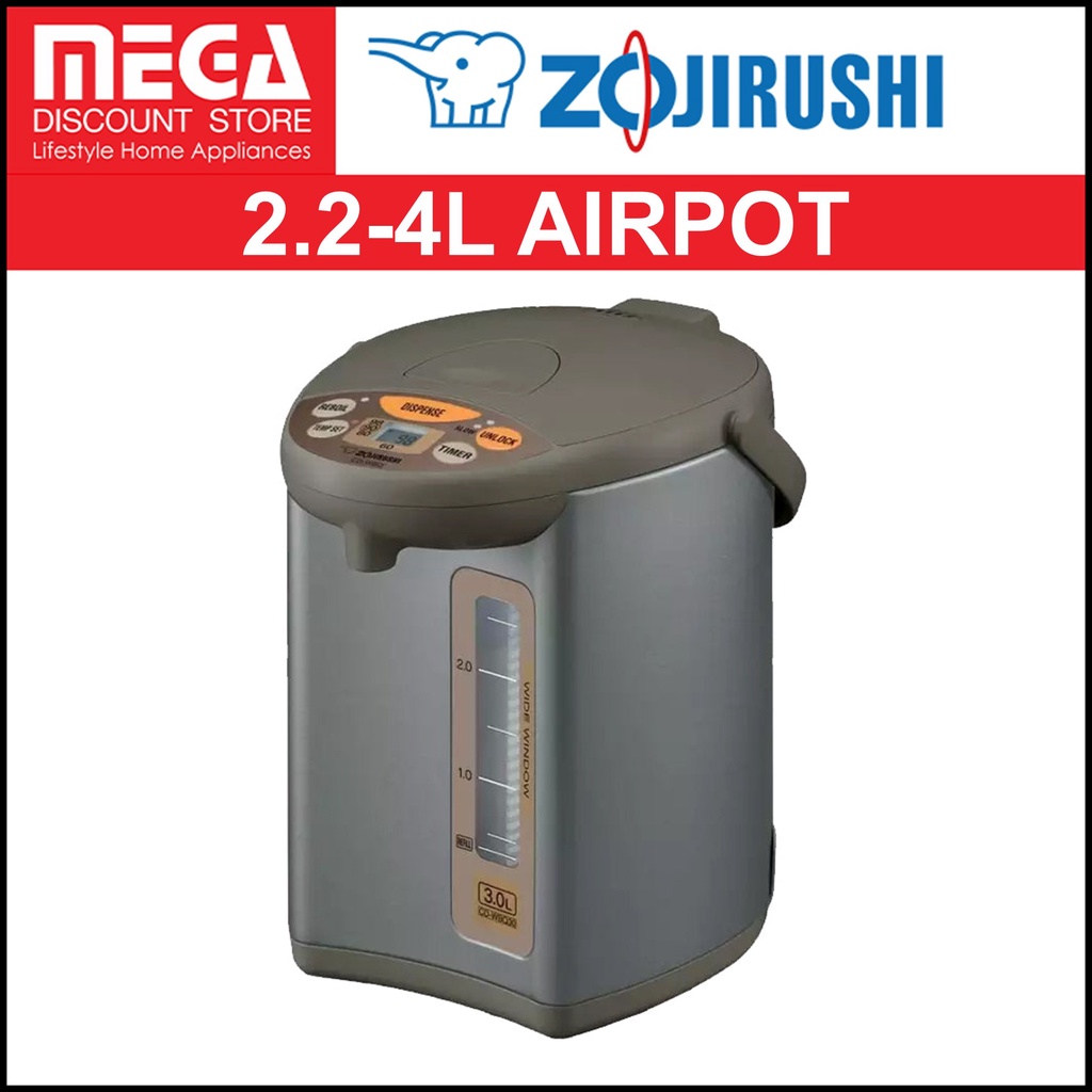 ZOJIRUSHI 2.2L-4L AIRPOT (CD-WBQ22 / CD-WBQ30 / CD-WBQ40) | Shopee ...