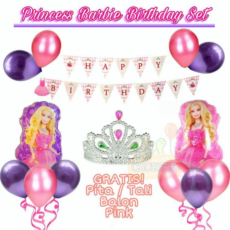 barbie birthday balloon