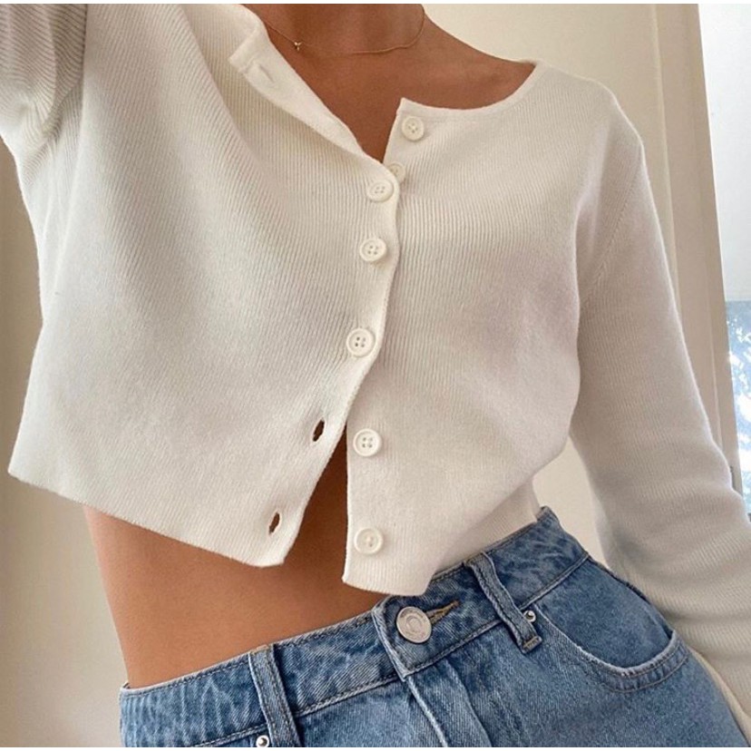 brandy melville grey cardigan
