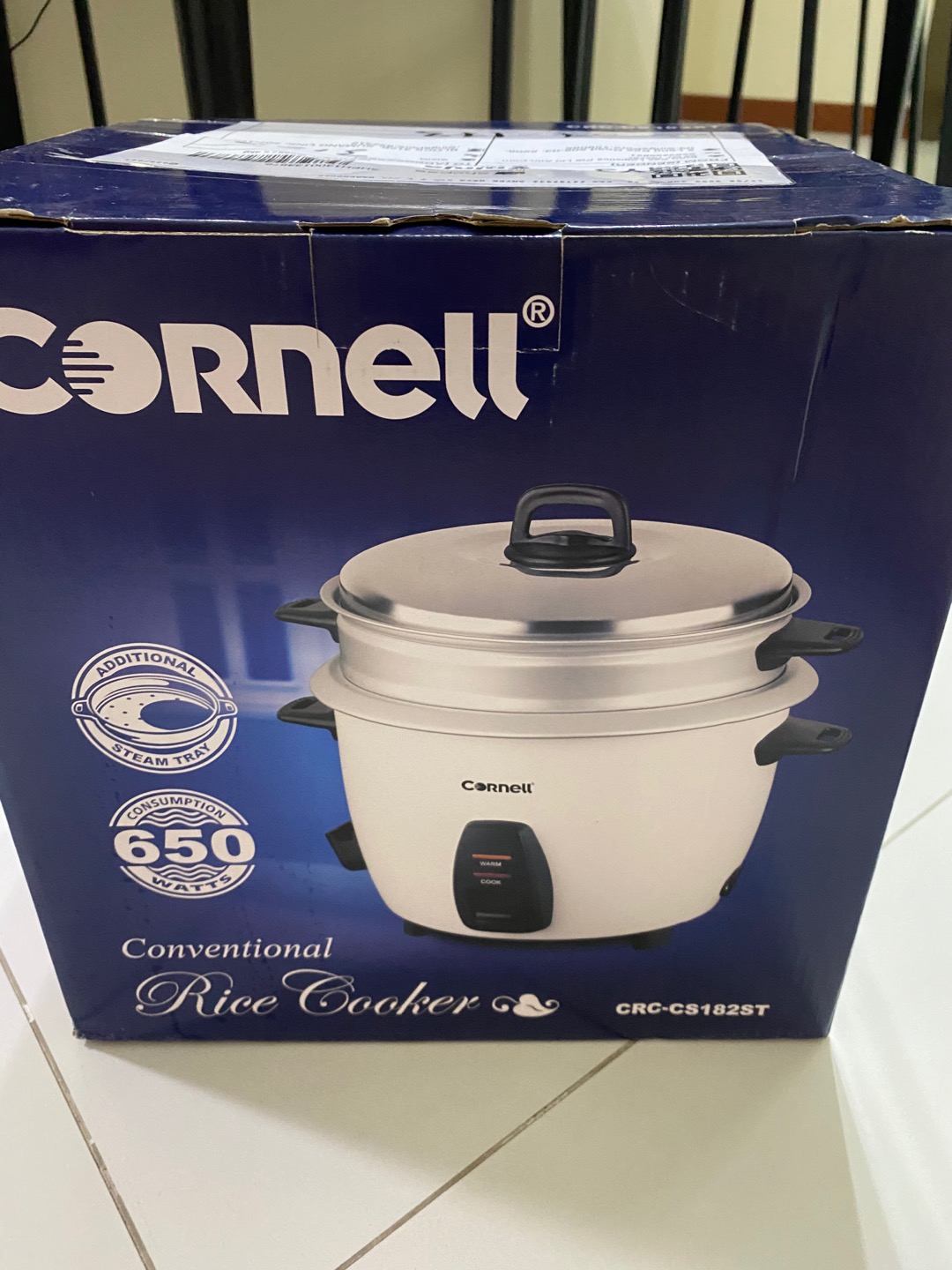 Cornell Rice Cooker with Food Steamer Tray Shopee Singapore