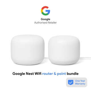 Bundle: Google Nest Wifi Bundle (1 x Google Nest Wifi Router + 1 x Google Nest Wifi Point)