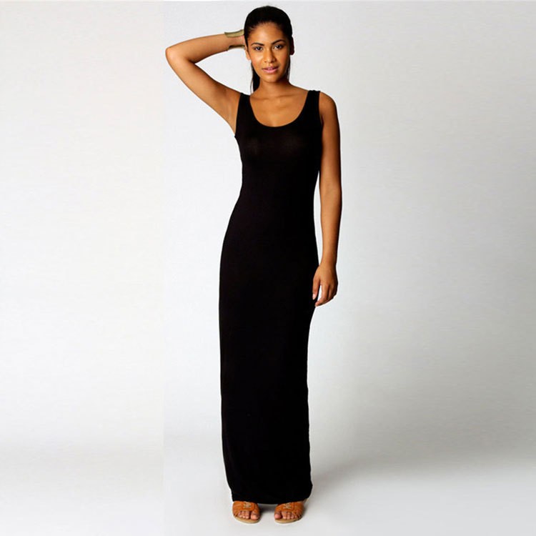 long stretchy maxi dresses
