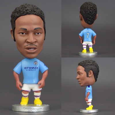 Manchester City Season 19-20 Raheem Sterling Football Figurine Soccerwe  Kodoto Collectibles Toy Souvenir Doll | Shopee Singapore