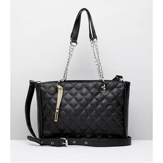  SOPHIE  MARTIN  BAG  LISYE BLACK T7116B5 IMPORTED LEATHER 