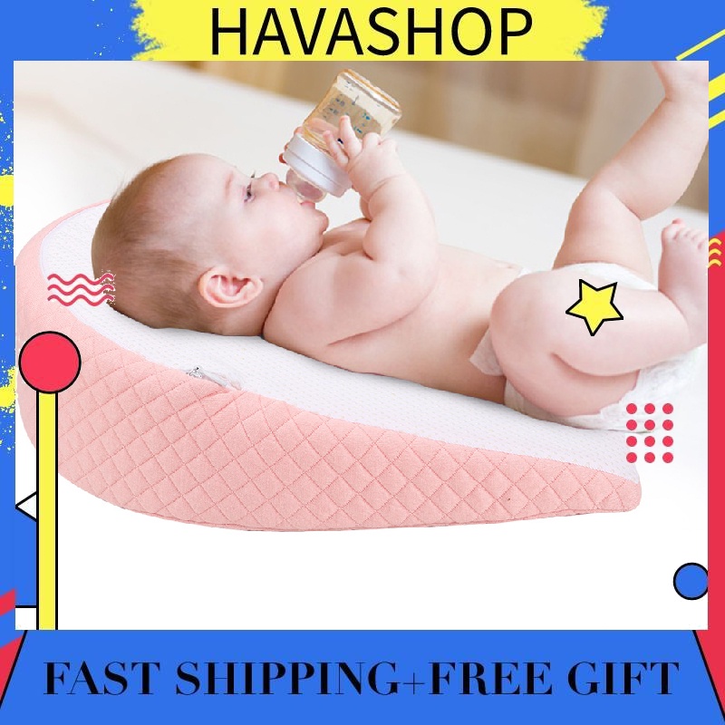 Baby Breastfeeding Pillow Newborn Slanted Position Anti-Reflux ...