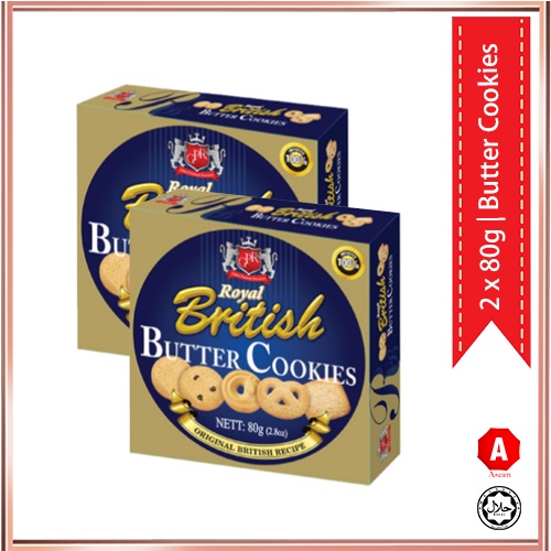 Royal British Butter Cookies 80g Biscuit Biskut Wedding Kahwin